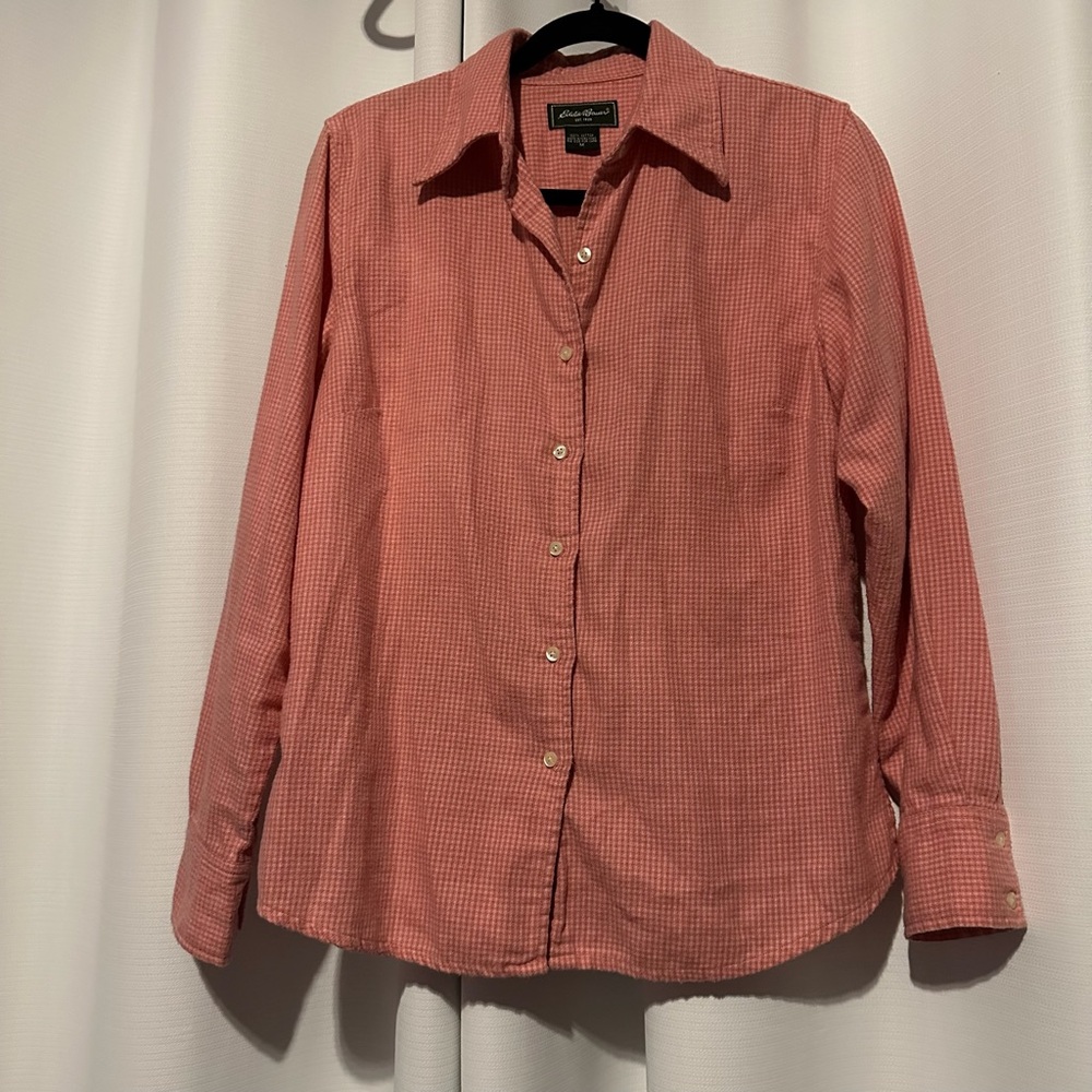 Women's Pink Button-Up Shirt